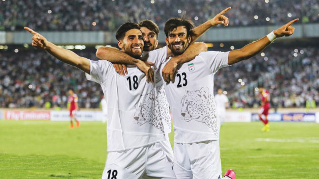 تیم ملی ایران - بازی ایران و اسپانیا